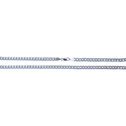 925 Sterling Silver Cuban Chain - Gauge 150 - Amafhha Jewels