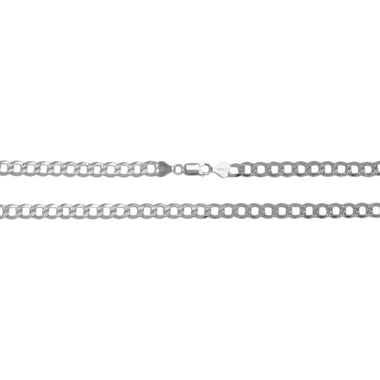 925 Sterling Silver Cuban Chain - Gauge 180 - Amafhha Jewels