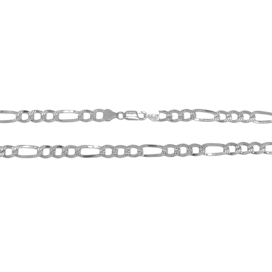 925 Sterling Silver Figaro Chain - Gauge 200