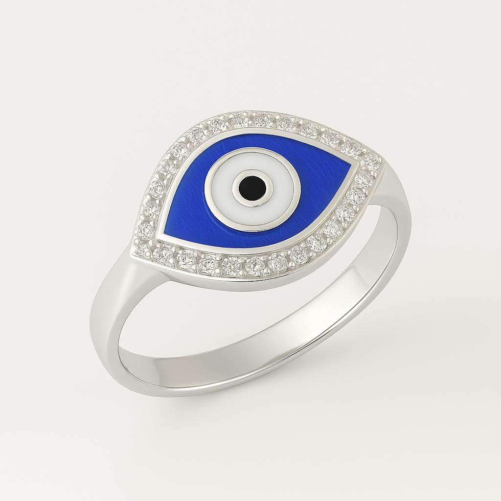 925 Silver Rings-Evil Eye