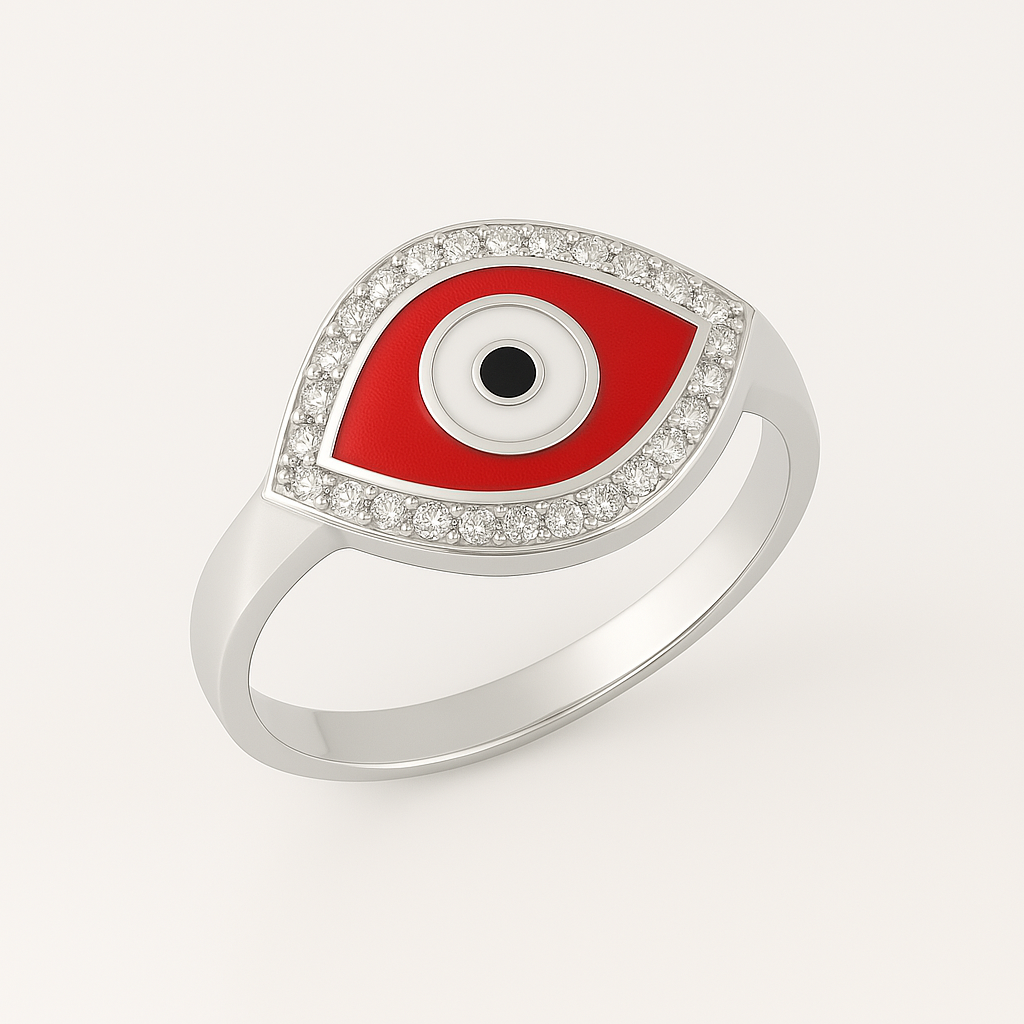 925 Silver Rings-Evil Eye
