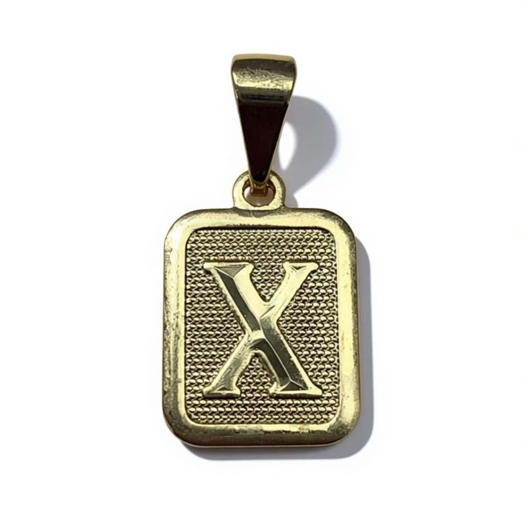 Gold Plated A-Z Classic Initial Pendants