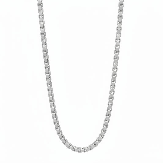 925 Sterling Silver Box Chain 1.3mm - Amafhha Jewels