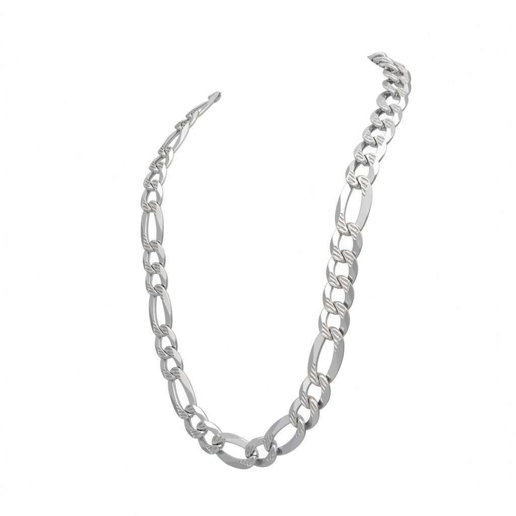 925 Sterling Silver Figaro Chain
