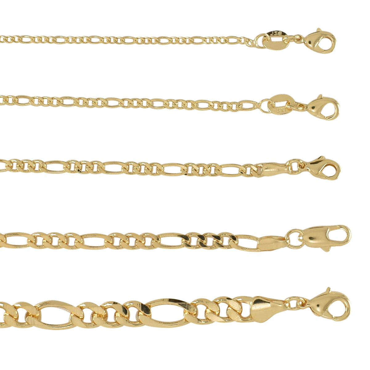 Gold Plated Figaro Chains