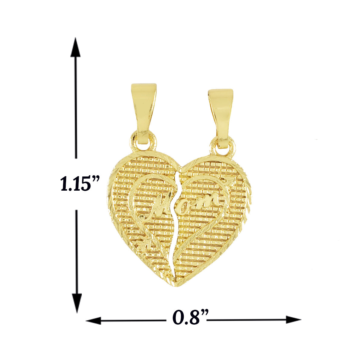Gold Plated Heart Pendant | Wholesale Jewelry