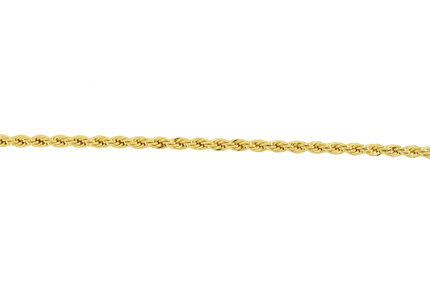 Gold Plated Rope Chain Ladies Anklet
