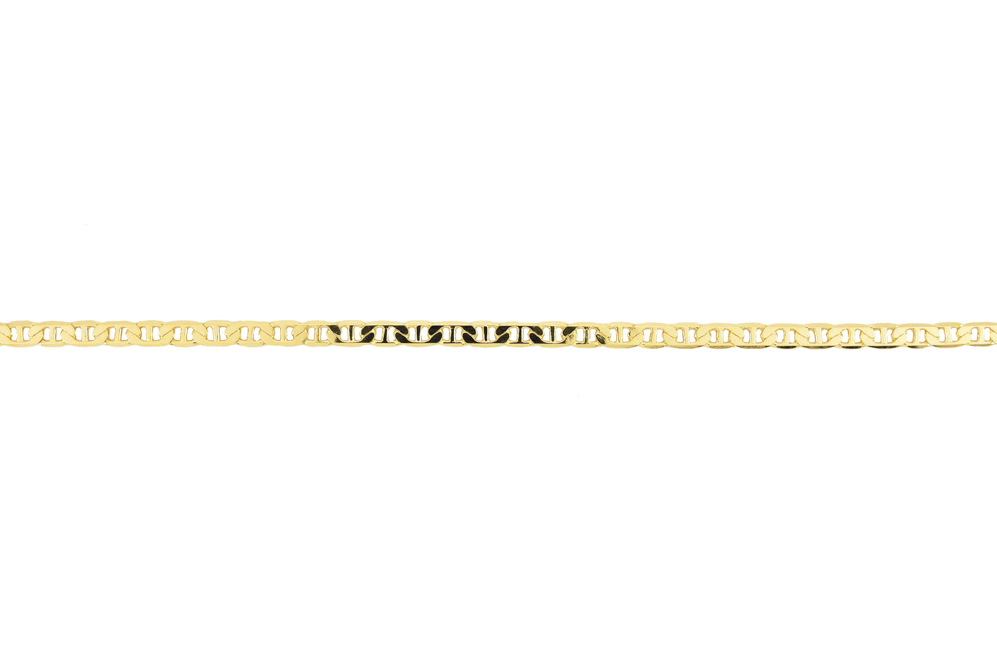 Gold Plated Mariner Style Chain Ladies Anklet