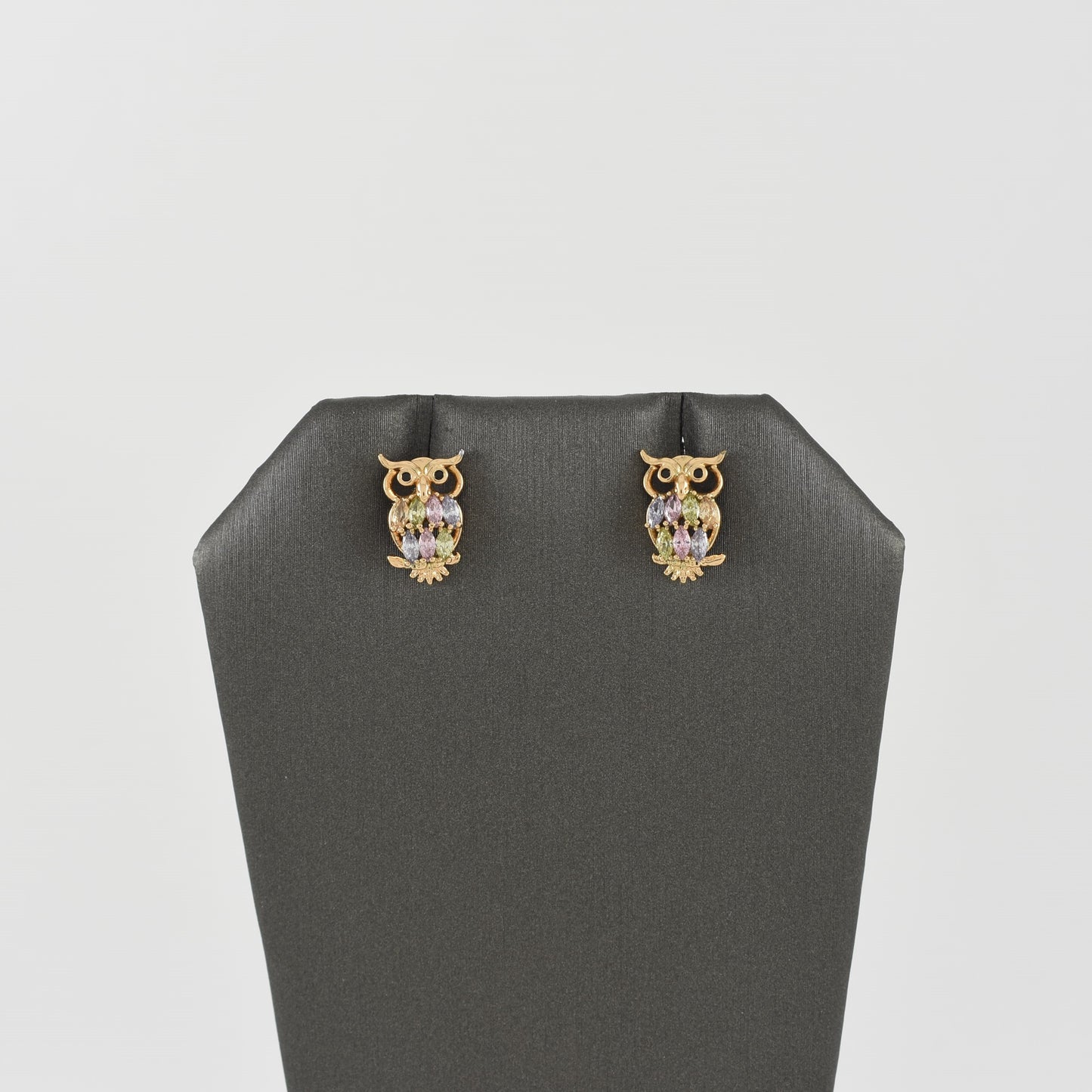 Gold Plated Owl Earrings | Wholesale Jewelry