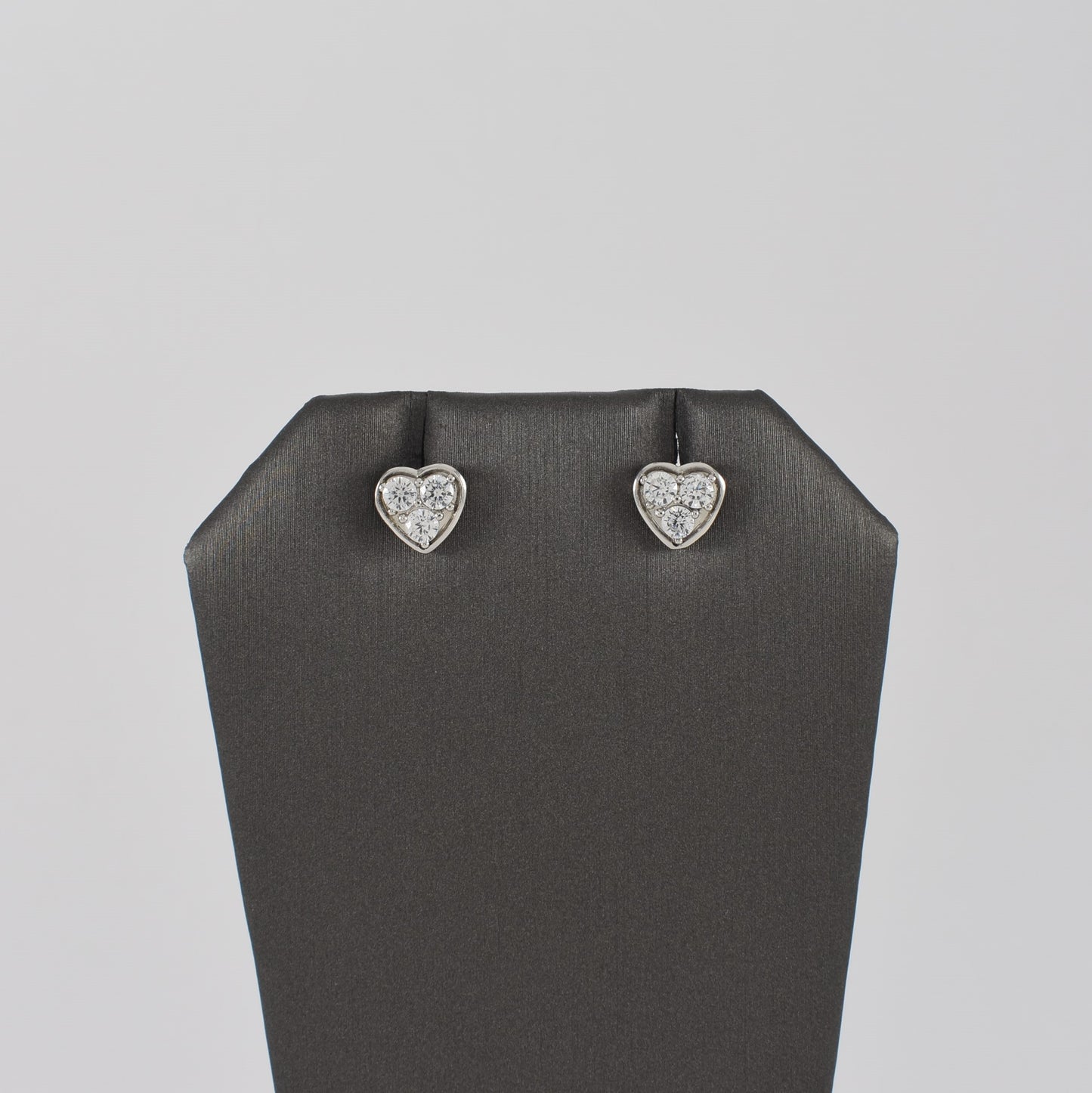 Silver Plated Heart Earrings | Wholesale Jewelry
