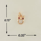 Gold Plated Owl Pendant