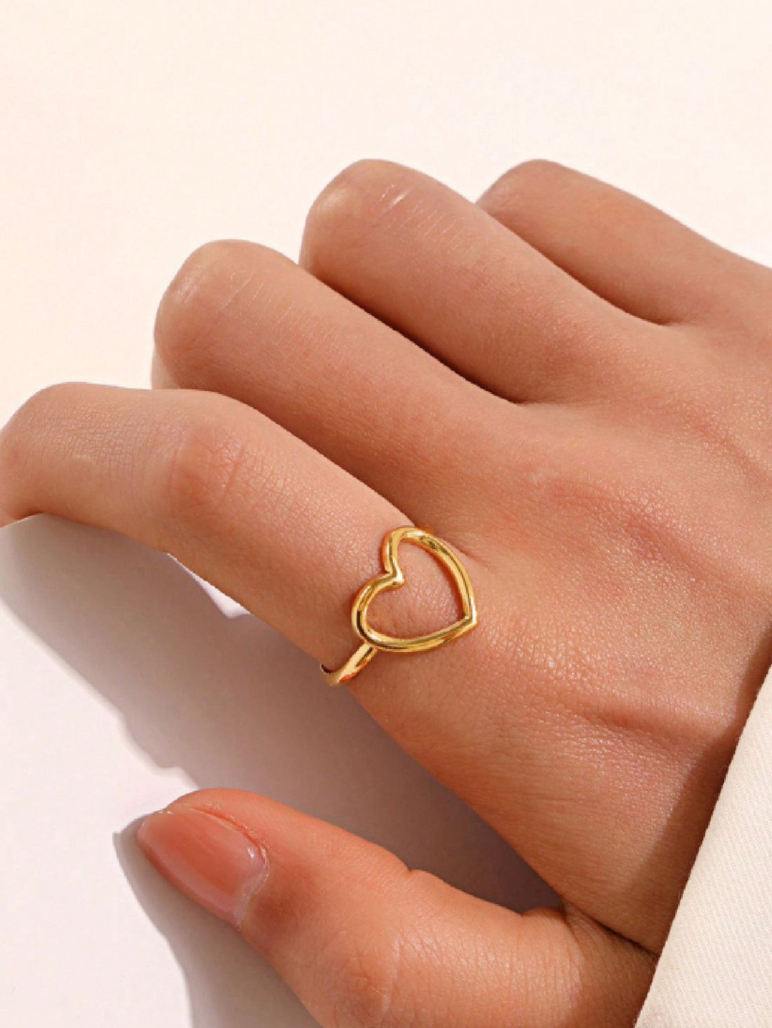 14K Gold Plated Heart Rings