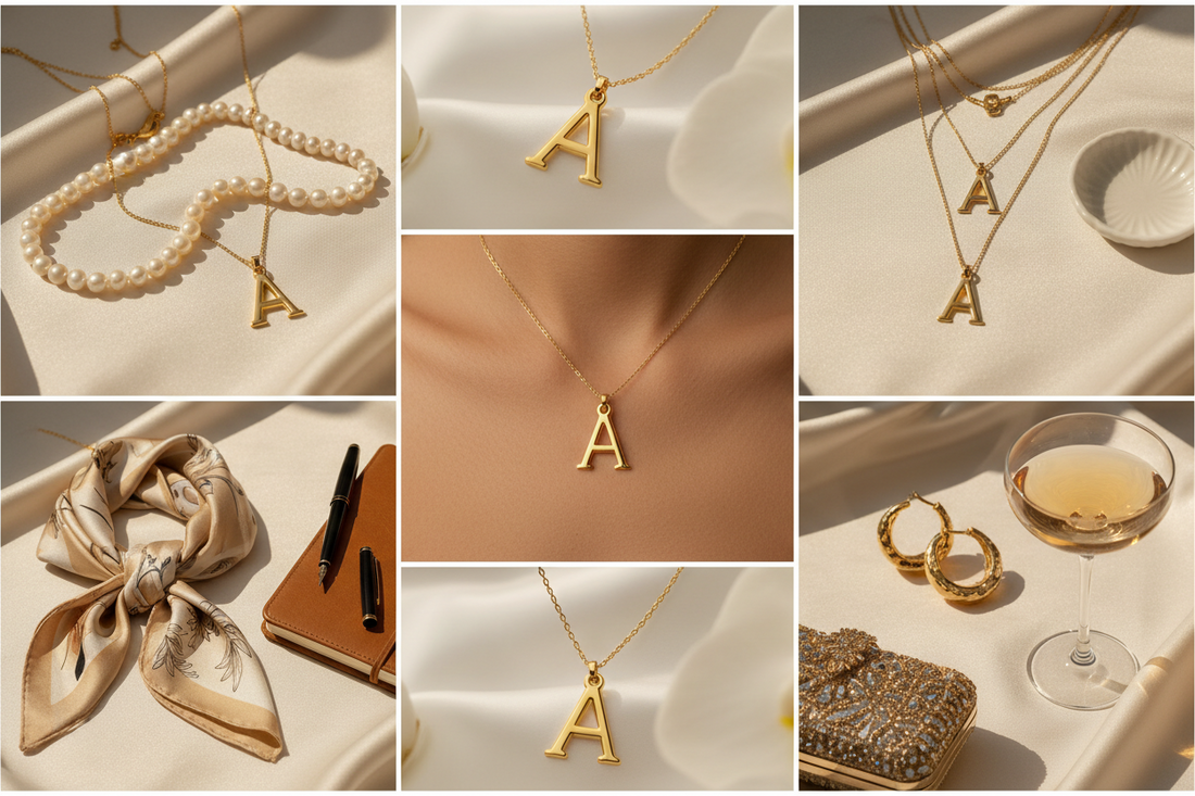 5 Ways to Style a Gold Alphabet Pendant Necklace for Any Occasion
