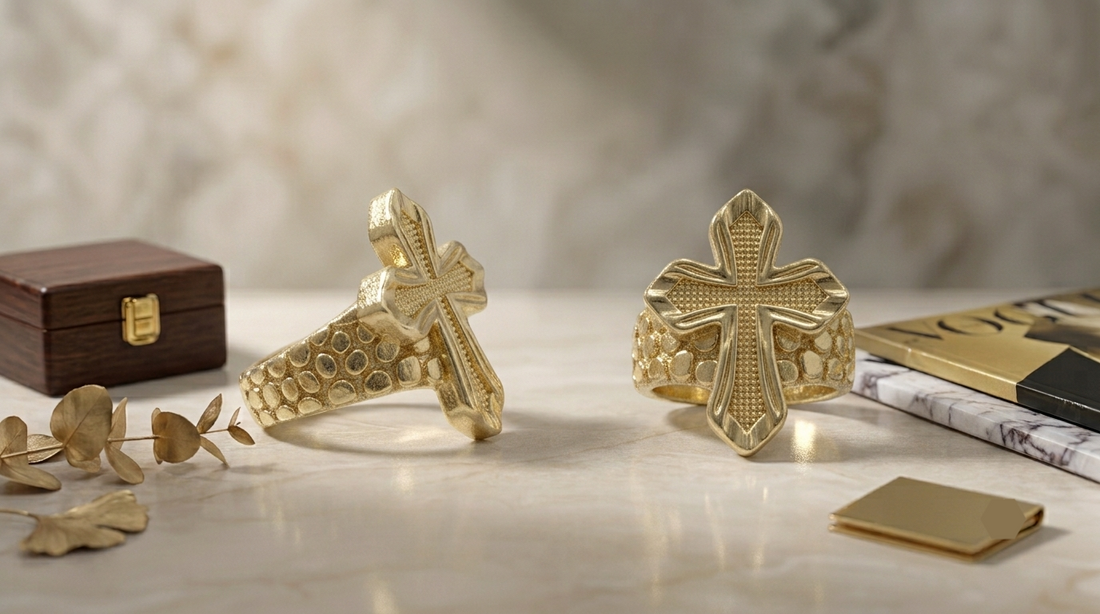 Cross Nugget Ring for Men: Styles, Symbolism & Wholesale Buying Tips