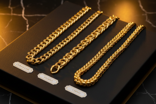 Oro Laminado Chains 101: Cuban, Figaro, and Chino — Which Sells Best Wholesale?