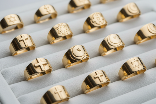 Religious Rings gold wholesale