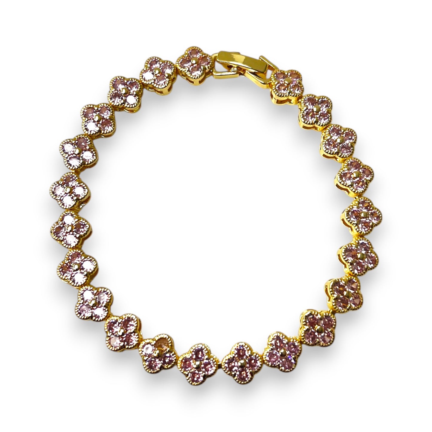 Gold Plated Bracelet Floral Bracelets for Ladies