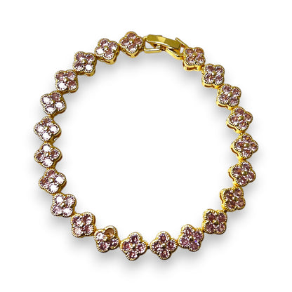 Gold Plated Bracelet Floral Bracelets for Ladies