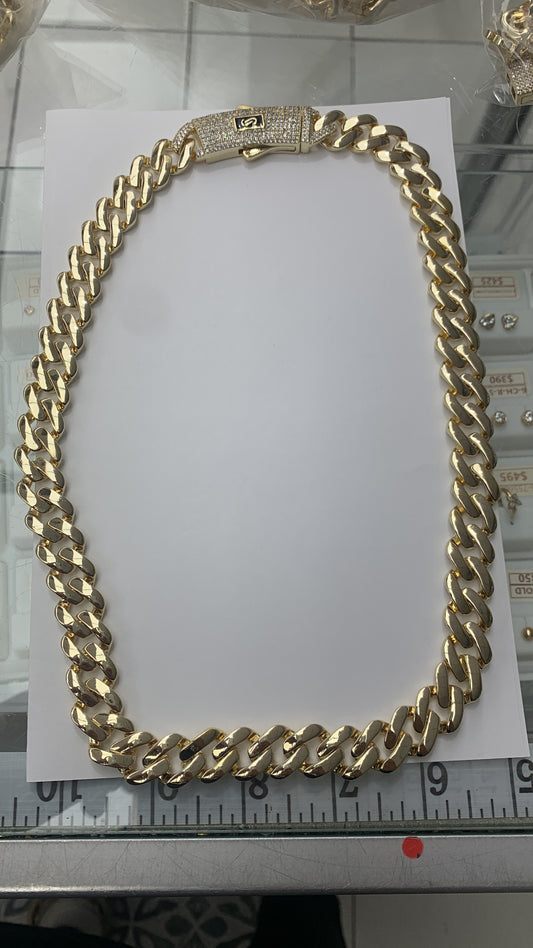 Gold Plated Chains-Monaco Chains and Bracelet - Amafhha Jewels