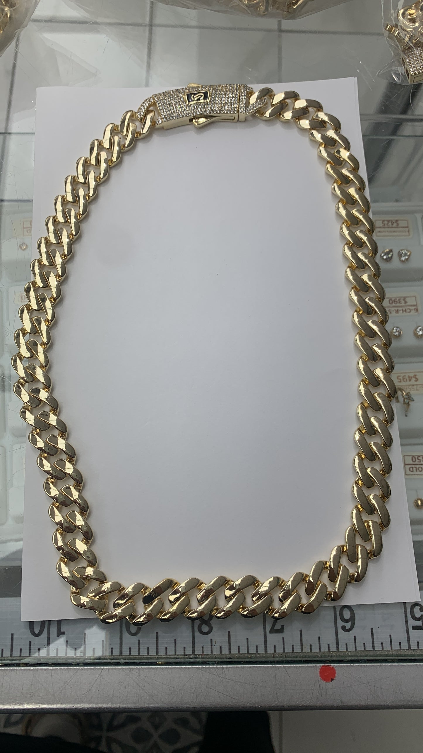 Gold Plated Chains-Monaco Chains and Bracelet - Amafhha Jewels