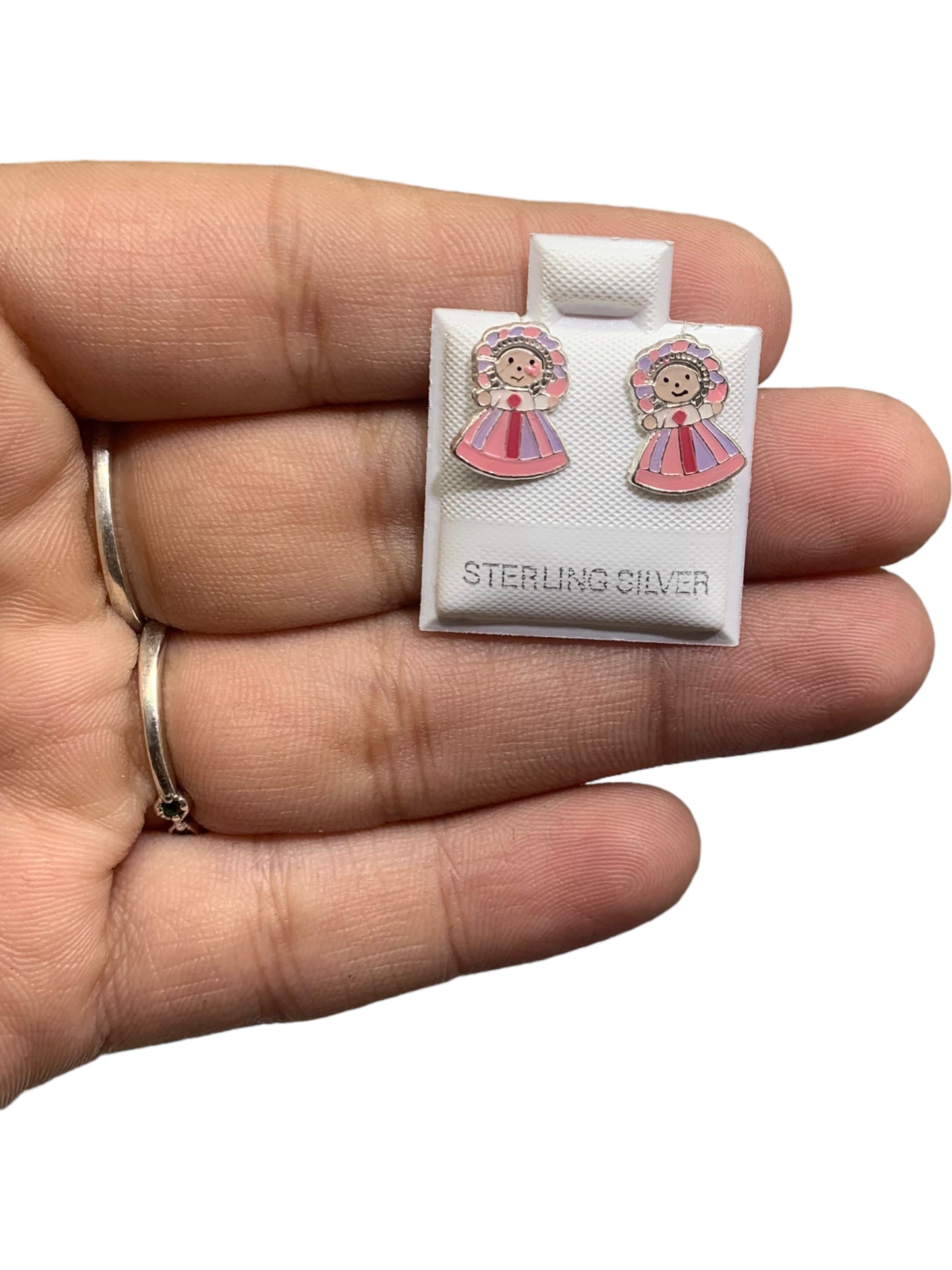 925 Silver Earrings-Studs(Kids)