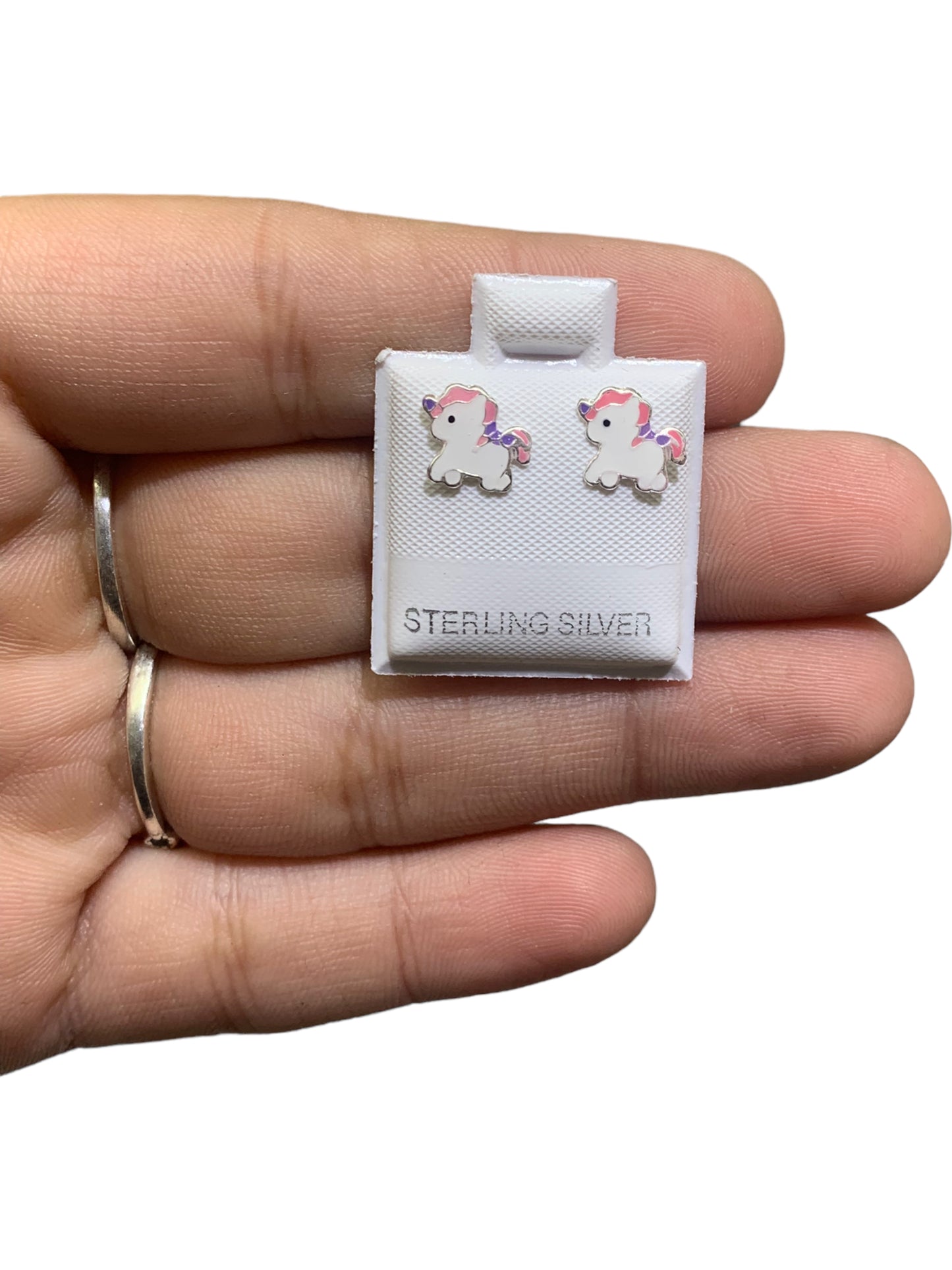 925 Silver Earrings-Studs(Kids)