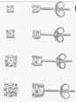 925 Silver Earrings-Studs(Men)