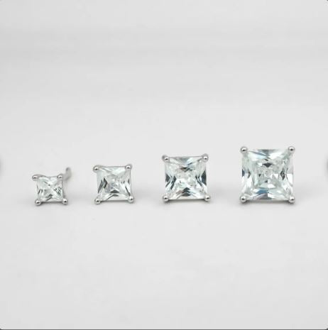 925 Silver Earrings-Studs(Men)