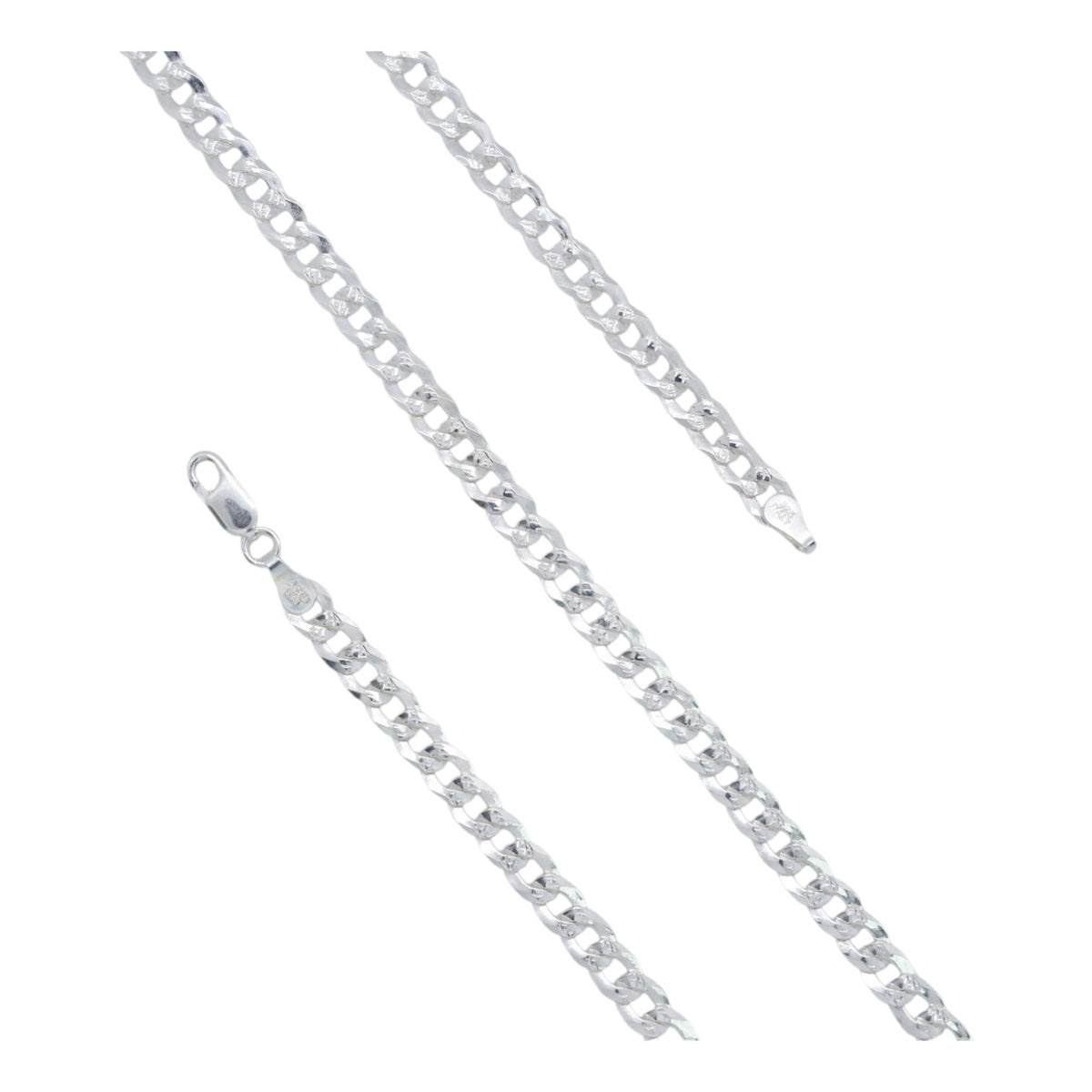 925 Sterling Silver Cuban Chain - 4.5mm