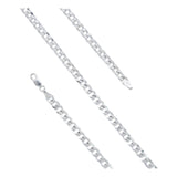 925 Sterling Silver Cuban Chain - 4.5mm