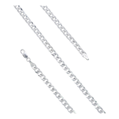 925 Sterling Silver Cuban Chain - 4.5mm