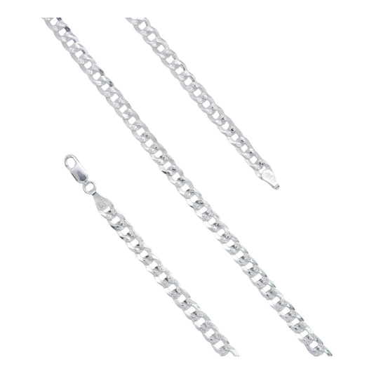 925 Sterling Silver Cuban Chain - 4.5mm