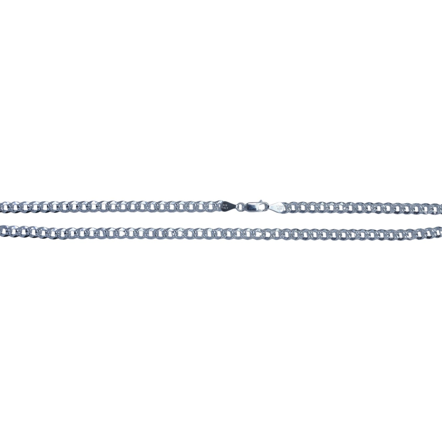 925 Sterling Silver Cuban Chain - Gauge 120 - Amafhha Jewels