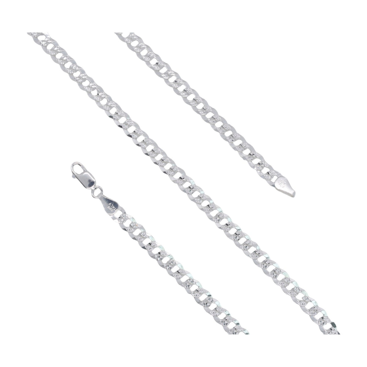 925 Sterling Silver Cuban Chain - 5mm