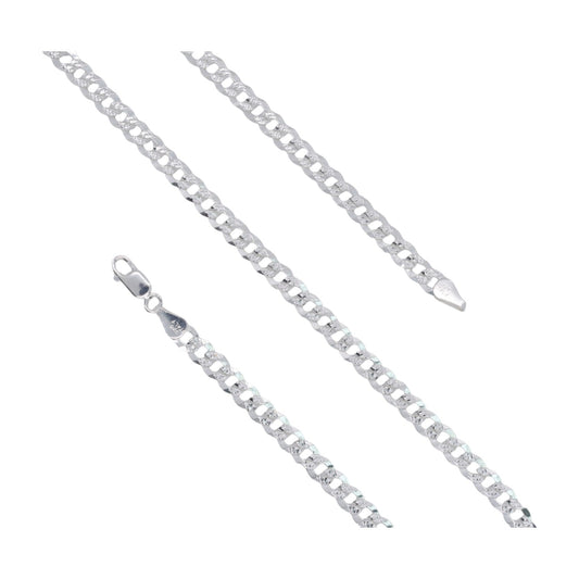 925 Sterling Silver Cuban Chain - 5mm