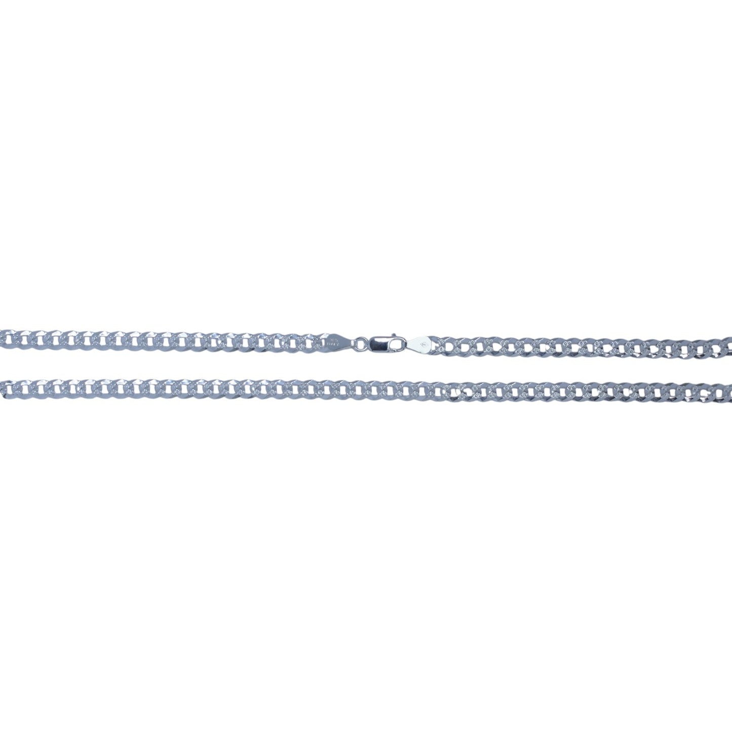 925 Sterling Silver Cuban Chain - Gauge 150 - Amafhha Jewels