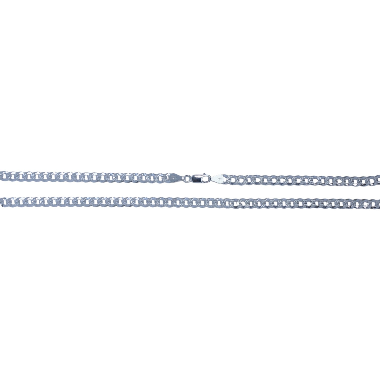 925 Sterling Silver Cuban Chain - Gauge 150 - Amafhha Jewels