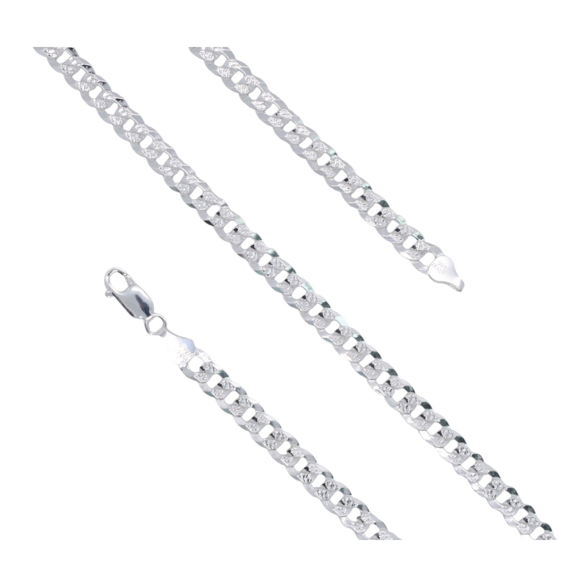 925 Sterling Silver Cuban Chain - 6mm