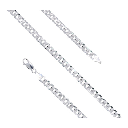 925 Sterling Silver Cuban Chain - 6mm
