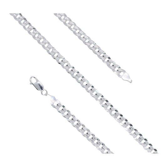 925 Sterling Silver Cuban Chain - 6mm