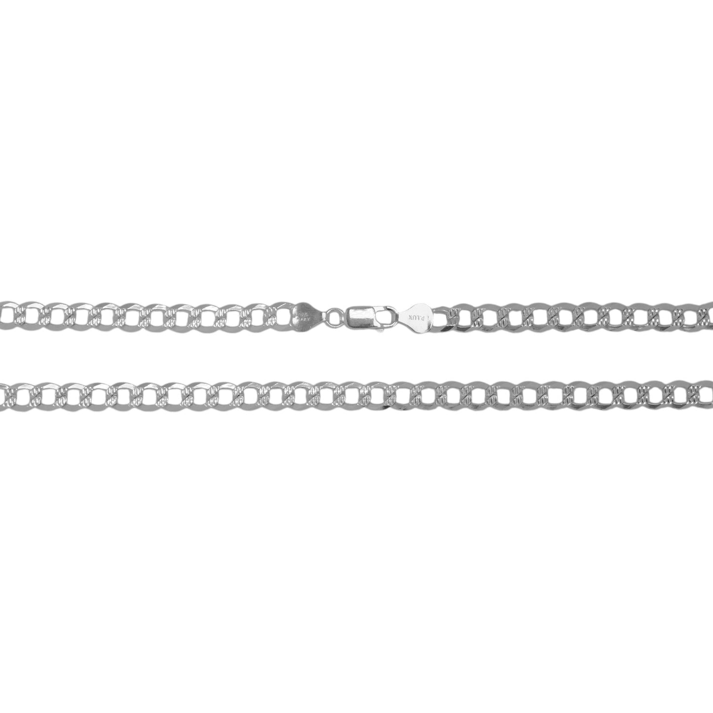 925 Sterling Silver Cuban Chain - Gauge 180 - Amafhha Jewels