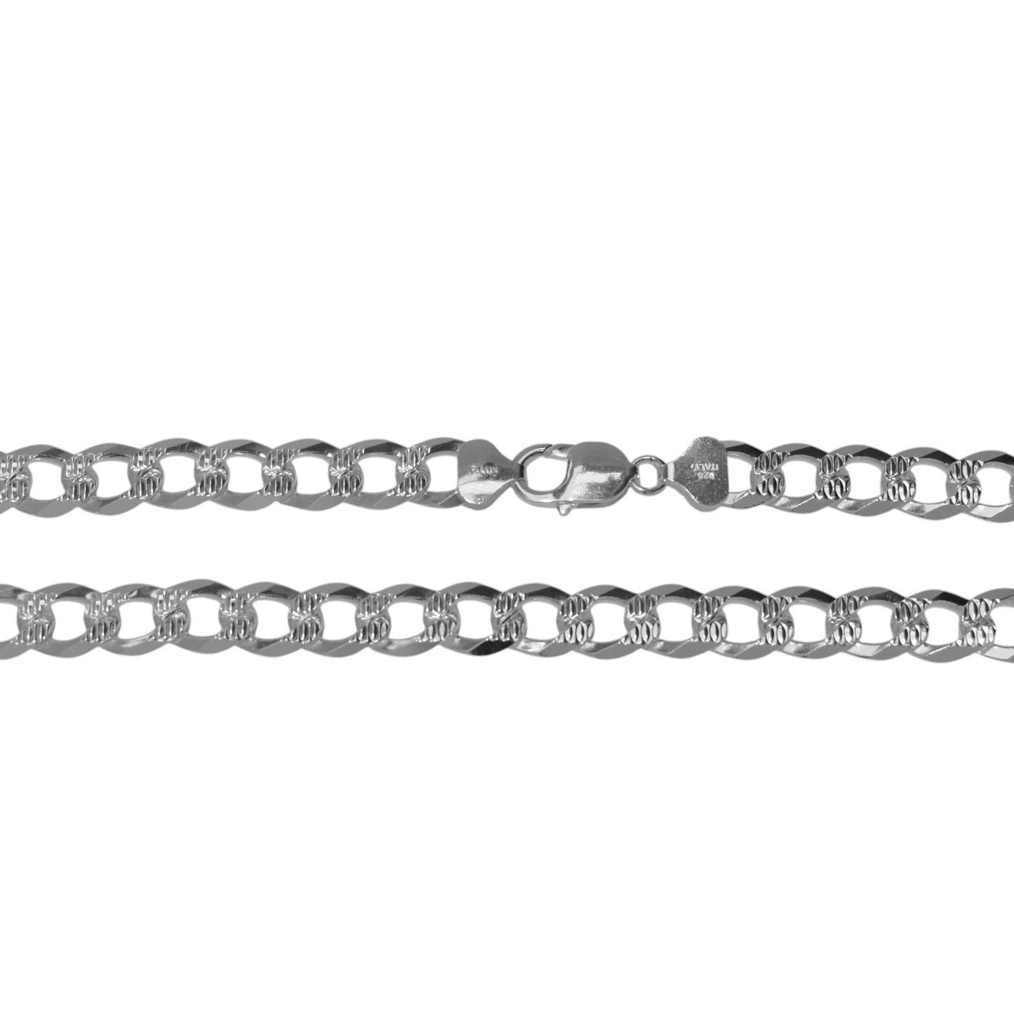 925 Sterling Silver Cuban Chain - Gauge 300