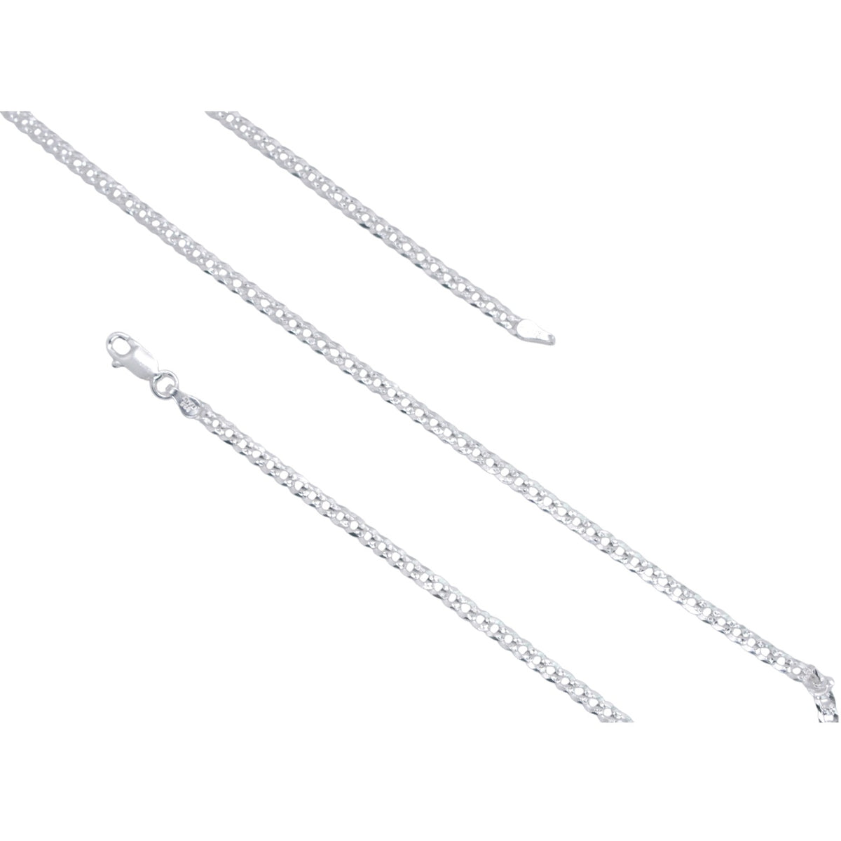 925 Sterling Silver Cuban Chain - 2.75 mm