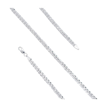 925 Sterling Silver Cuban Chain - 4mm