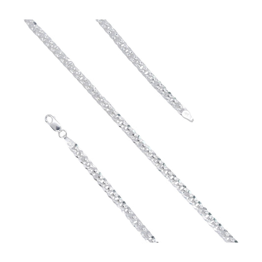 925 Sterling Silver Cuban Chain - 4mm
