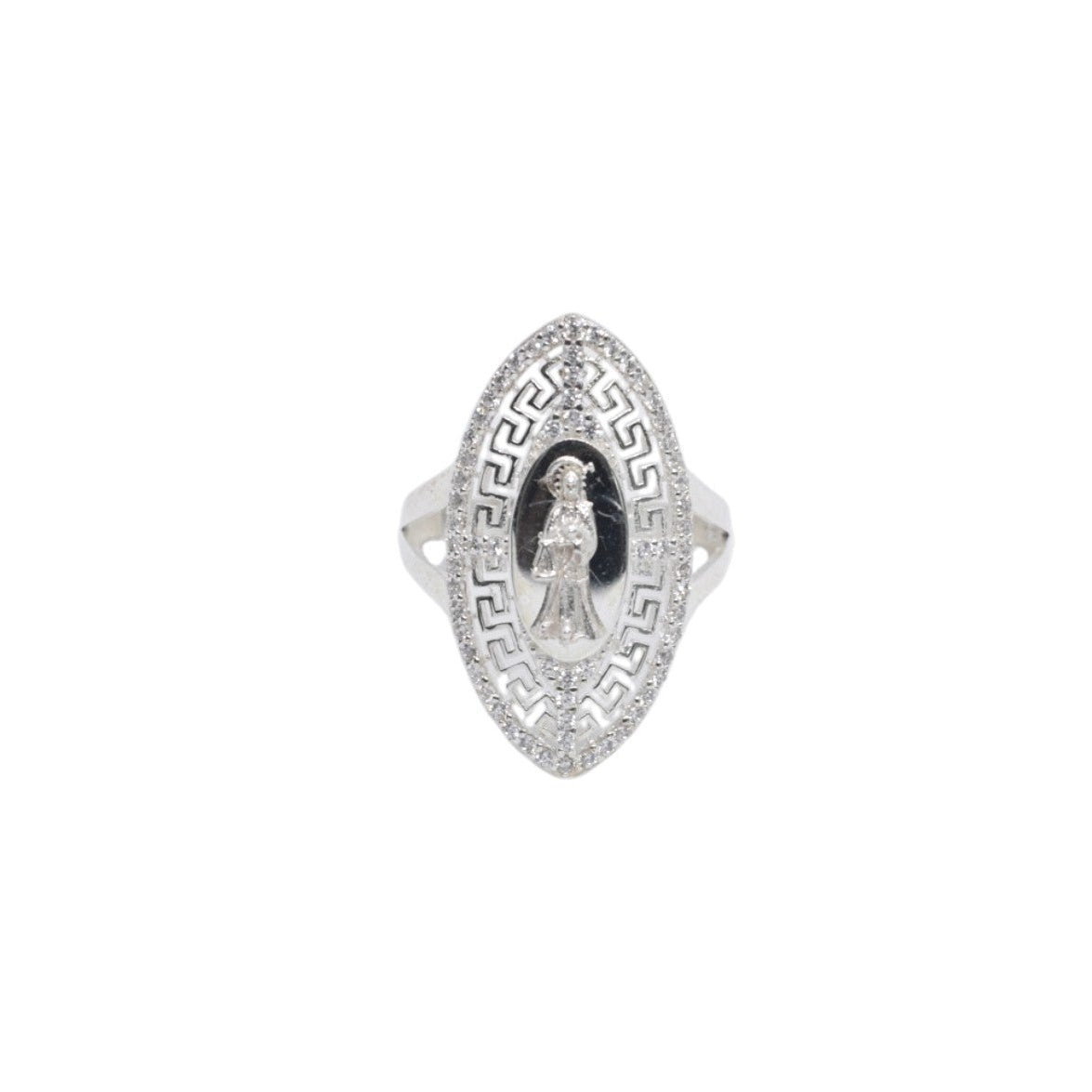 925 Santa Muerte ring