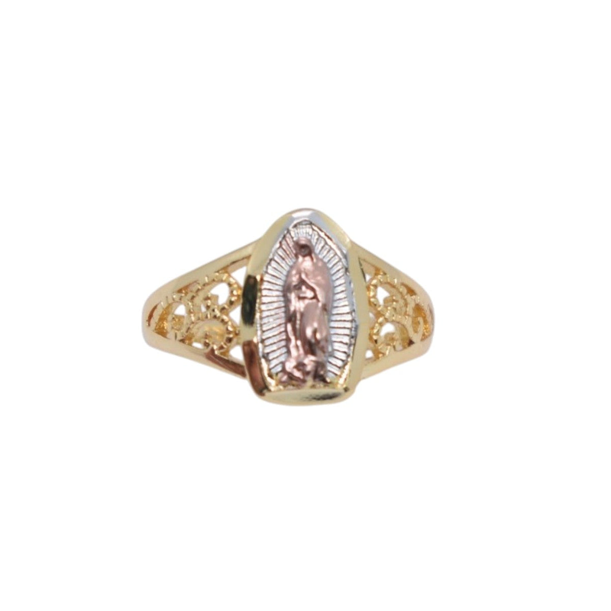 Gold Plated Guadalupe Ring