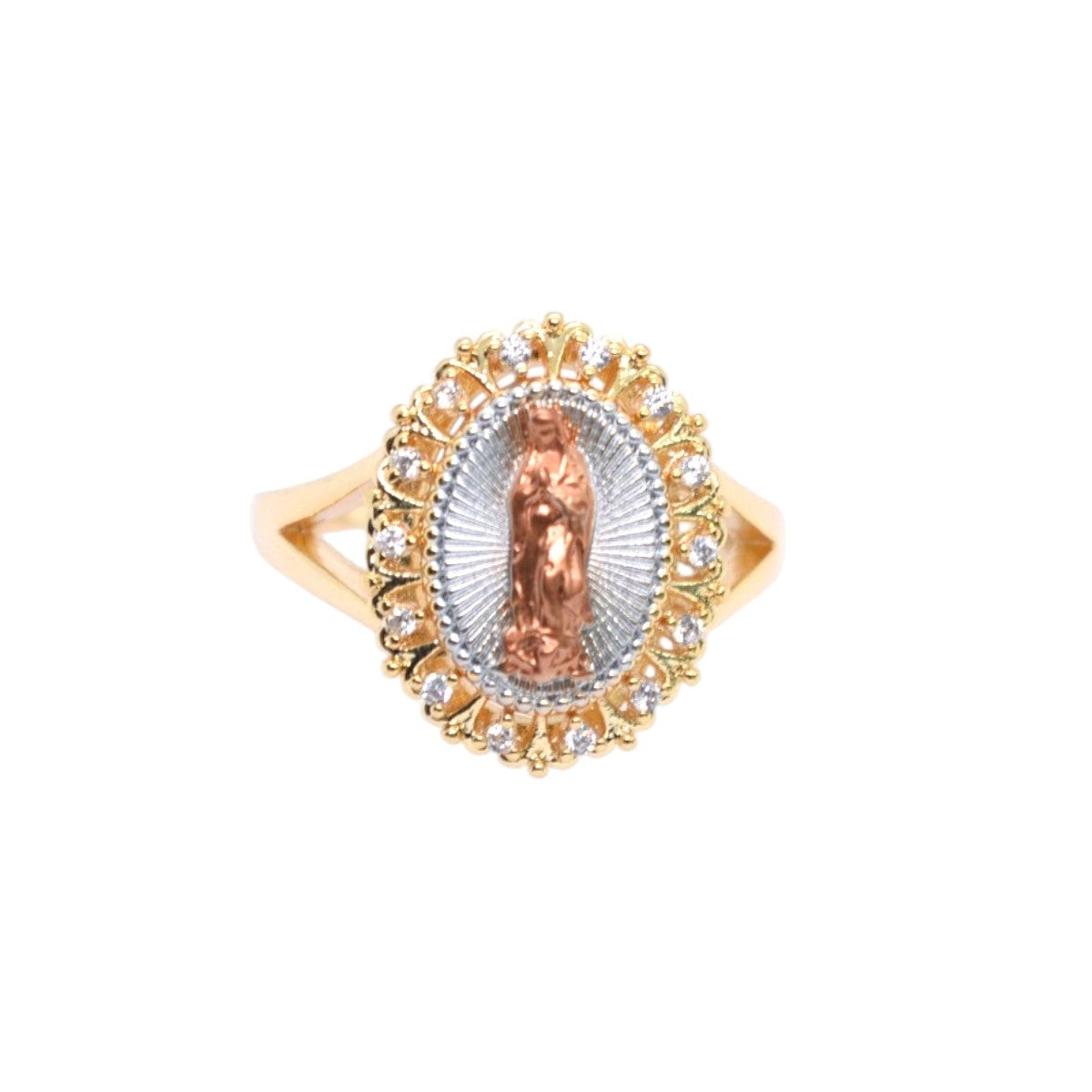Gold Plated Guadalupe Ring