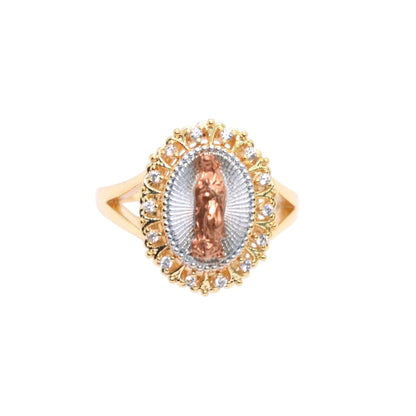 Gold Plated Guadalupe Ring
