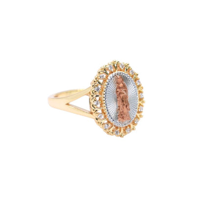 Gold Plated Guadalupe Ring